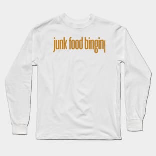 Junk Food Binging Long Sleeve T-Shirt